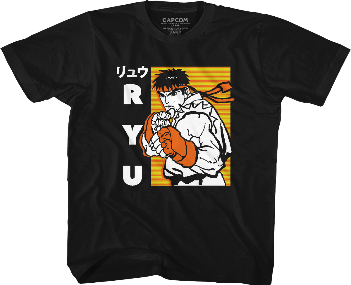 Youth Ryu Japanese Street Fighter Shirt product image 1
